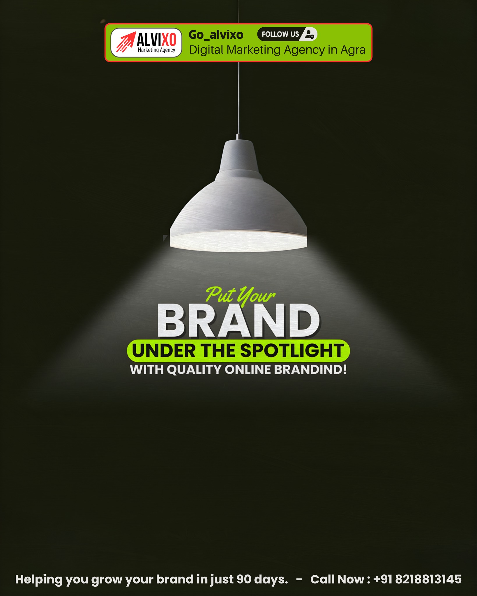 Brand promotion graphic from the ALVIXO Promotions portfolio
