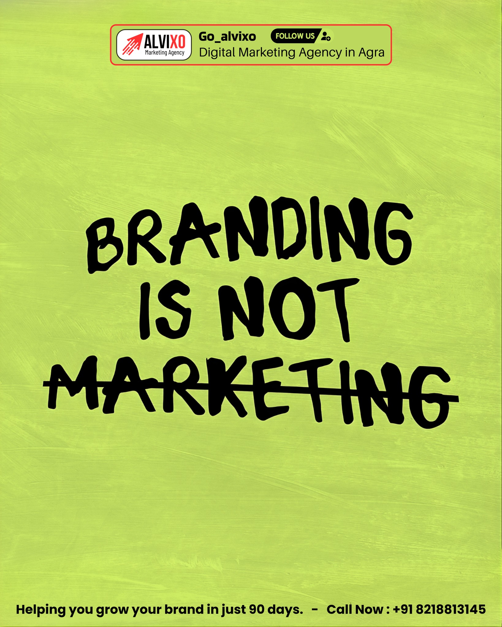 Social media growth campaign post by ALVIXO Promotions