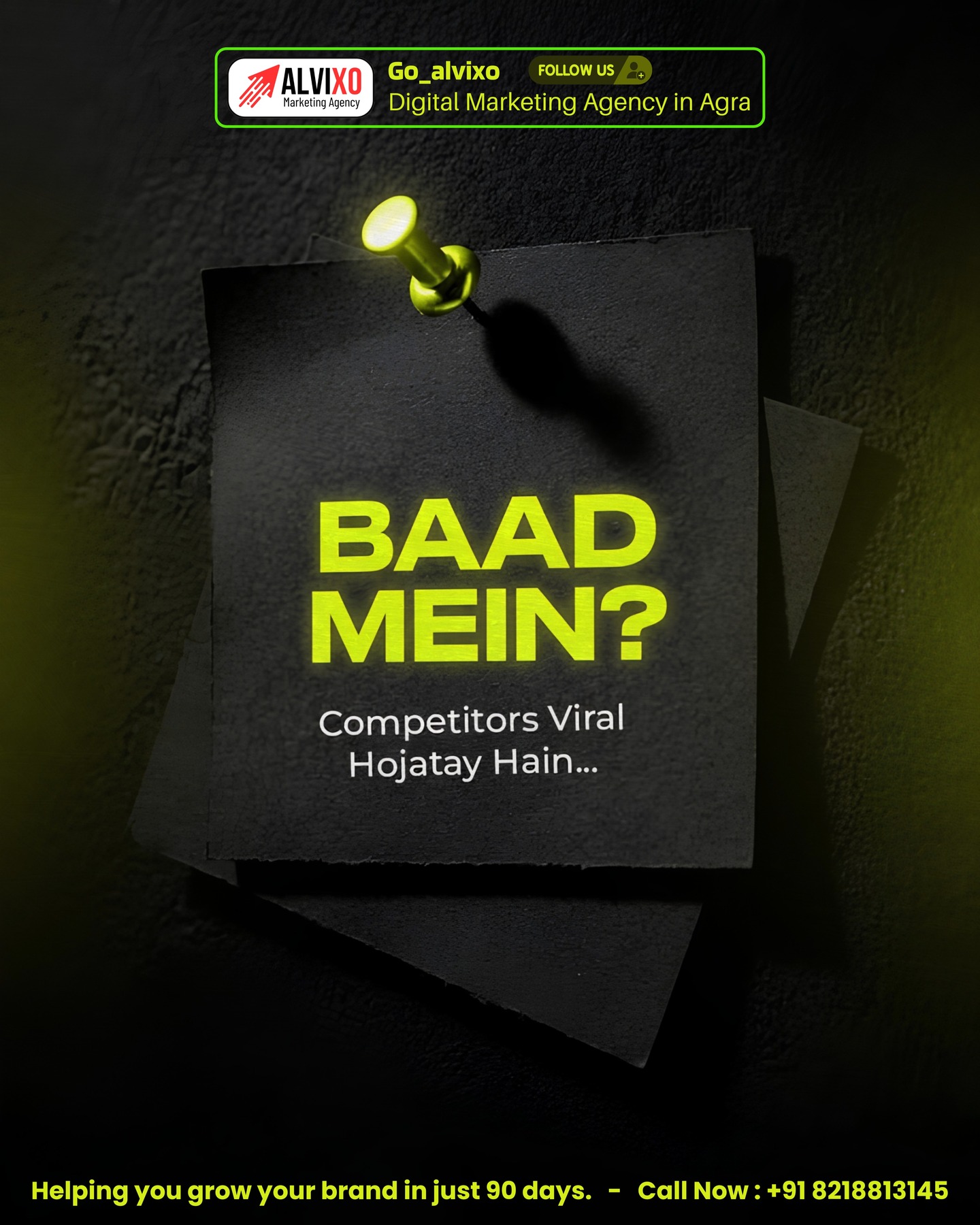 Instagram reel cover designed for a client by ALVIXO Promotions