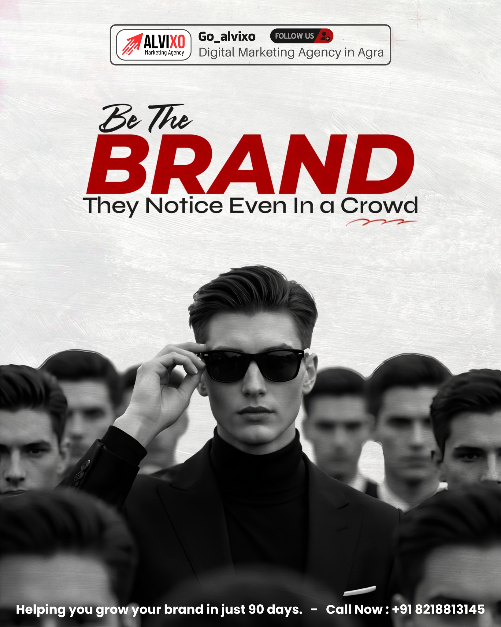 Brand promotion graphic from the ALVIXO Promotions portfolio