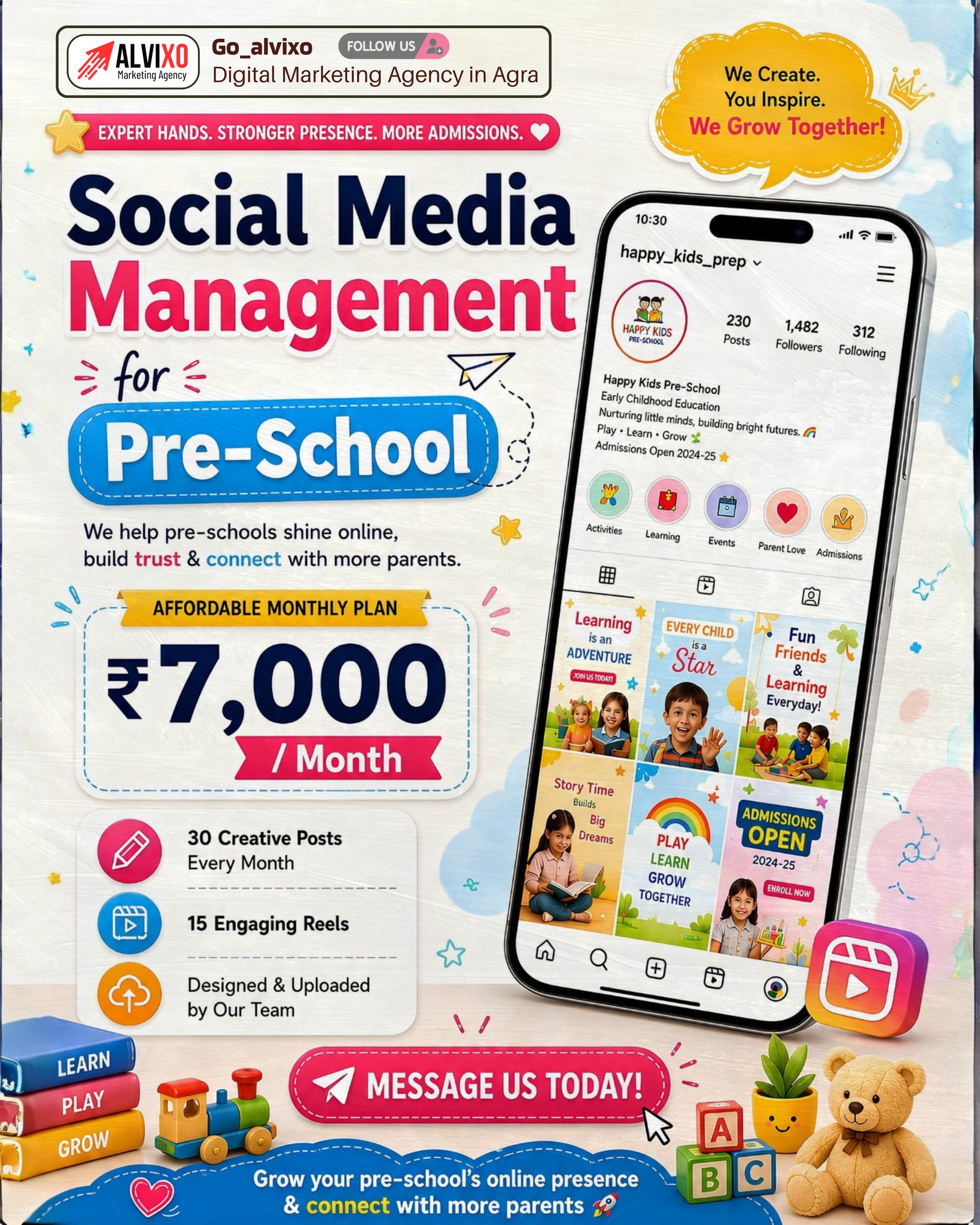 Instagram reel cover designed for a client by ALVIXO Promotions