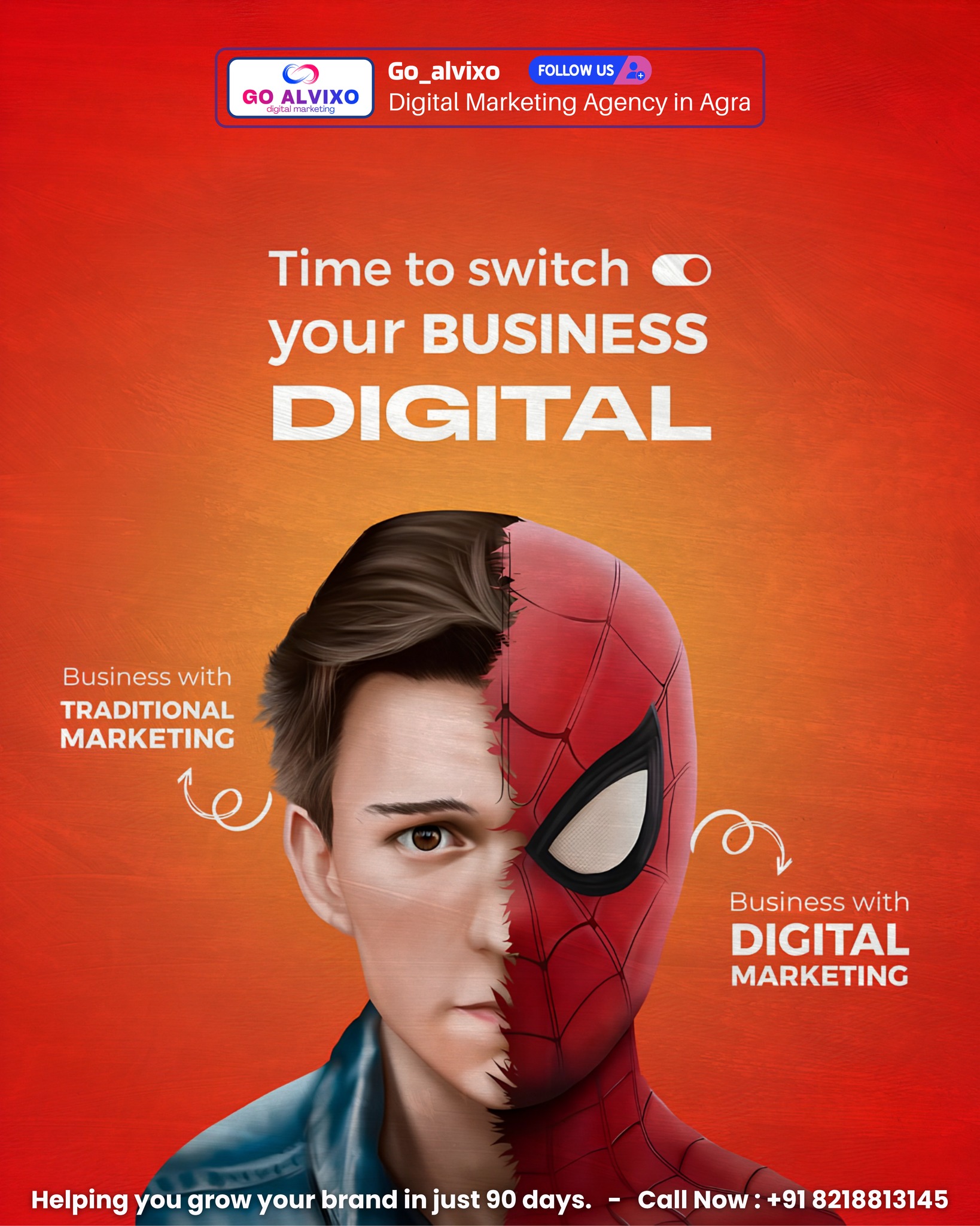 Social media growth campaign post by ALVIXO Promotions
