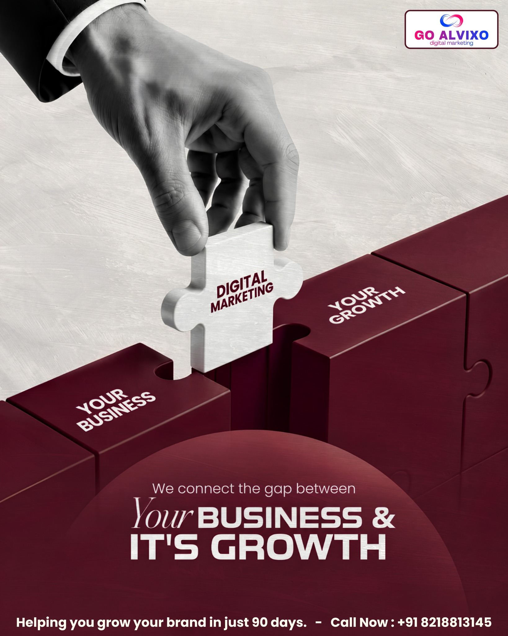 Brand promotion graphic from the ALVIXO Promotions portfolio